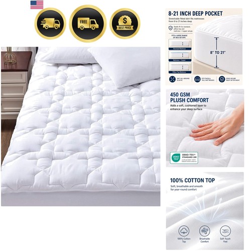 Twin mattress pad soft - xl,