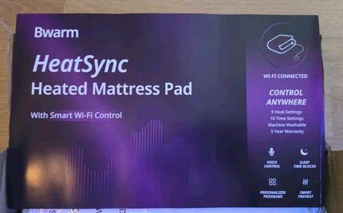 Bwarm wifi heated mattress pad - wifi,