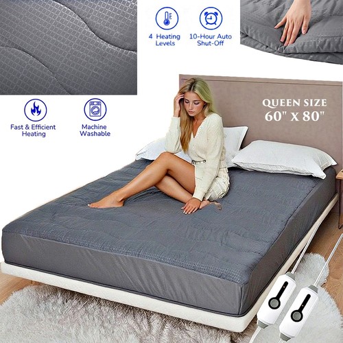 Heated mattress pad topper - pad,