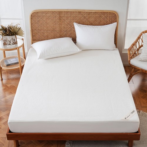 Natural wool mattress pad twin - natural,
