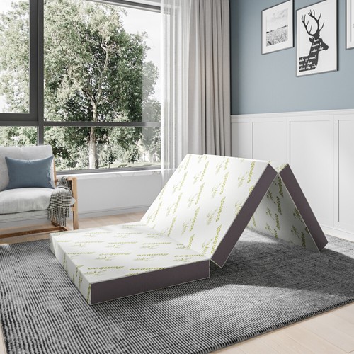 15cmtri fold spring foam bed - foam,