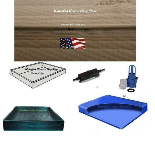 Queen softside waterbed - softside,