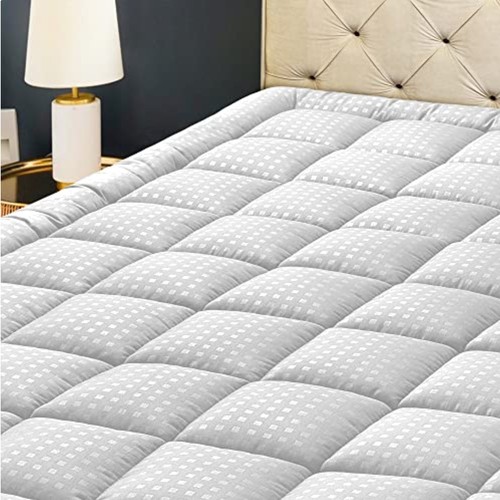 Queen mattress pad - queen, white