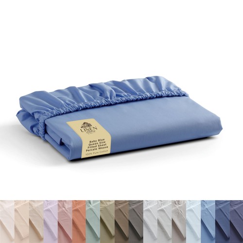 100 cotton percale fitted - 100%,