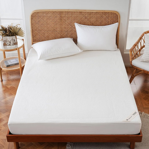 100 wool mattress pad - wool, queen